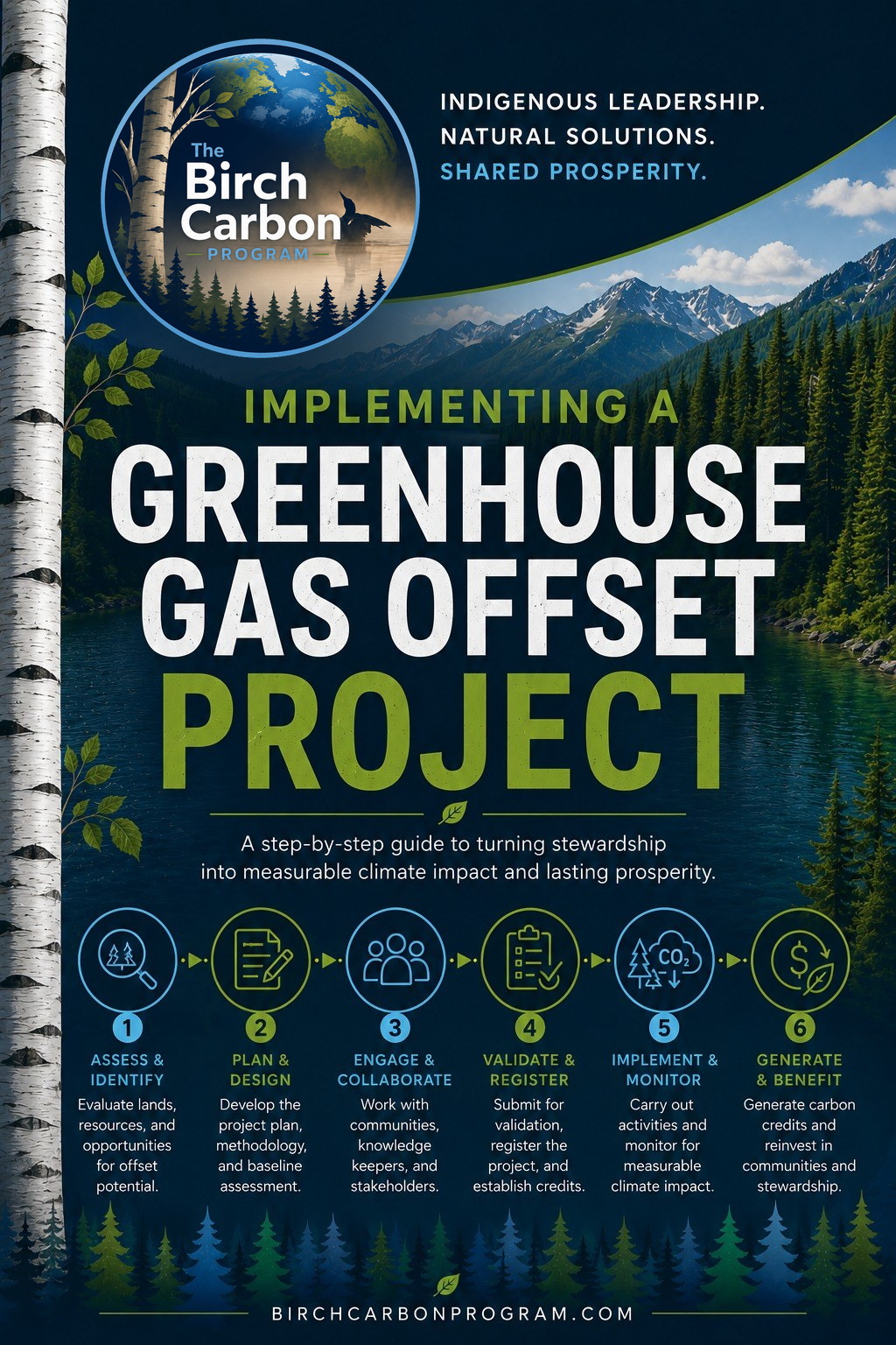 Implementing a Greenhouse Gas Offset Project, a Birch Carbon Program summary